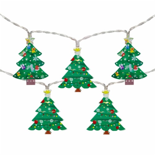 Northlight 10-Count LED 3Christmas Tree Fairy Lights, 5.5ft, Copper Wire Perspective: front