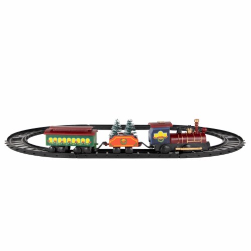 Animated christmas train set outlet