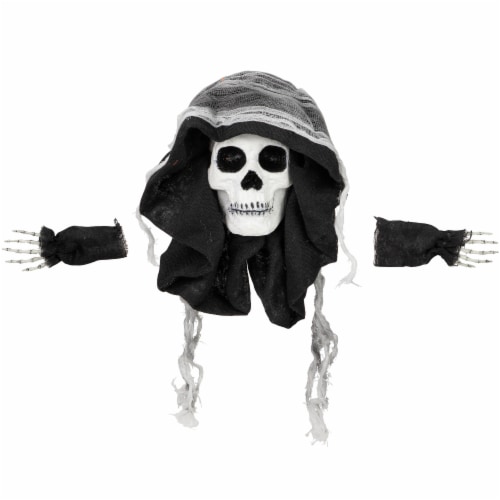 Northlight 10 Spooky Skeleton 3-D Halloween Window Decoration Perspective: front