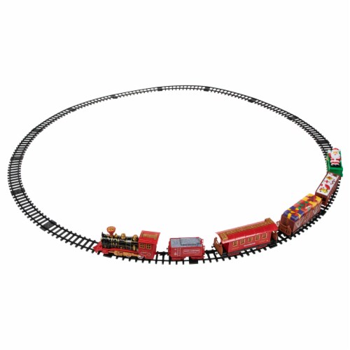 Animated christmas hot sale train set