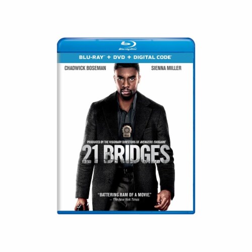21 Bridges (2019 - Blu-Ray/DVD/Digital Code) Perspective: front