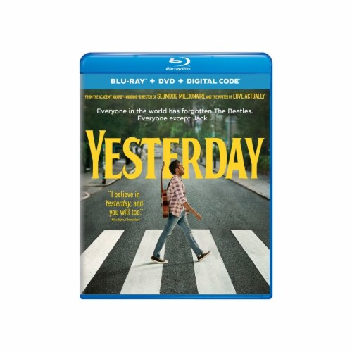 Yesterday Blu Ray Dvd Digital Code 1 Ct Food 4 Less