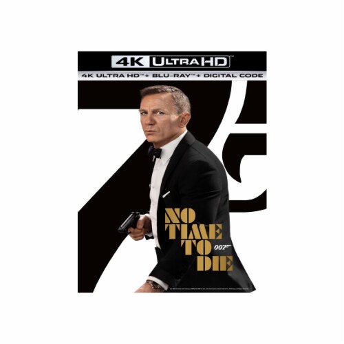 No Time to Die 007 Collector's Edition (4K/Blu-Ray/DVD) Perspective: front
