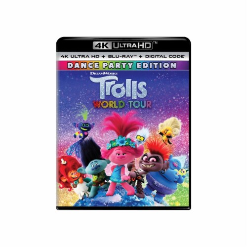 Trolls World Tour (2020 - 4K Ultra HD/Blu-Ray/Digital Code) Perspective: front