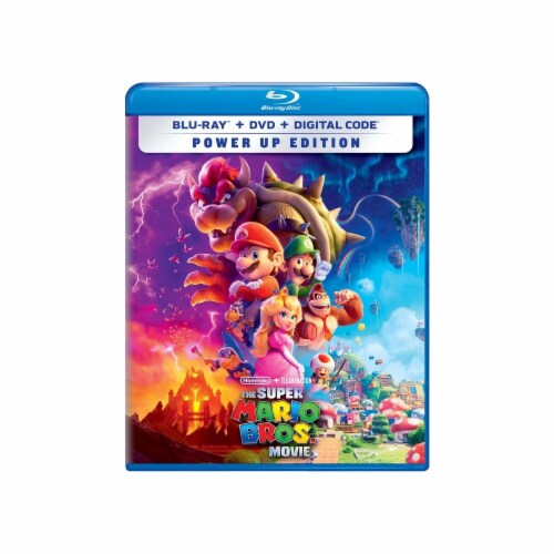 The Super Mario Bros Movie (BluRay + DVD), 1 ct Kroger