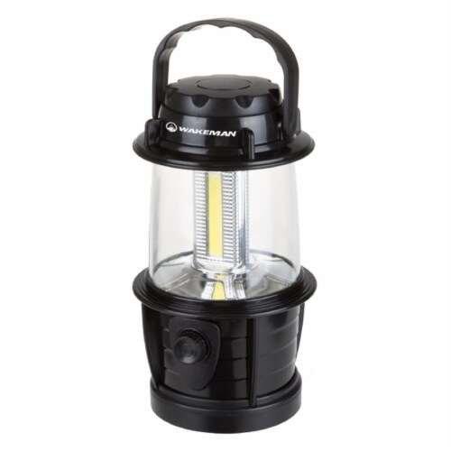 Wakeman Outdoors 75-CL1011 Adjustable LED COB Outdoor Camping Lantern Flashlight - Black Perspective: front