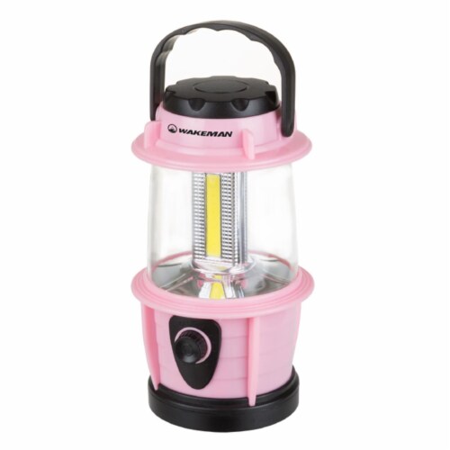 Wakeman Outdoors 75-CL1012 Adjustable LED COB Outdoor Camping Lantern Flashlight - Pink Perspective: front