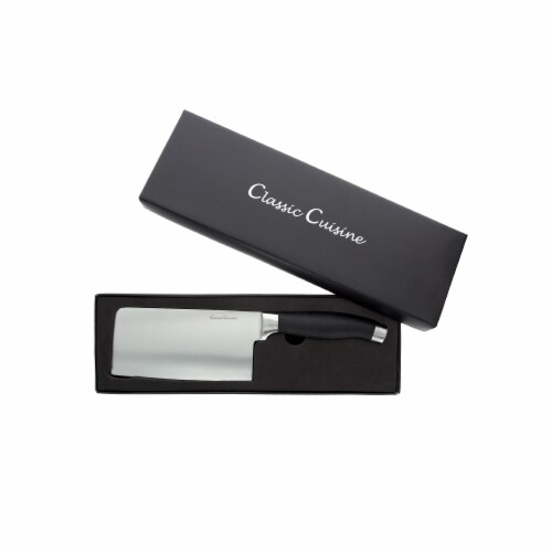 Classic Cuisine 82-2501010 6.5 in. Chopper Cleaver Stainless Steel Knife Perspective: front