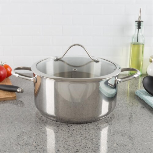 Flare 6 qt Stock Pot with glass lid