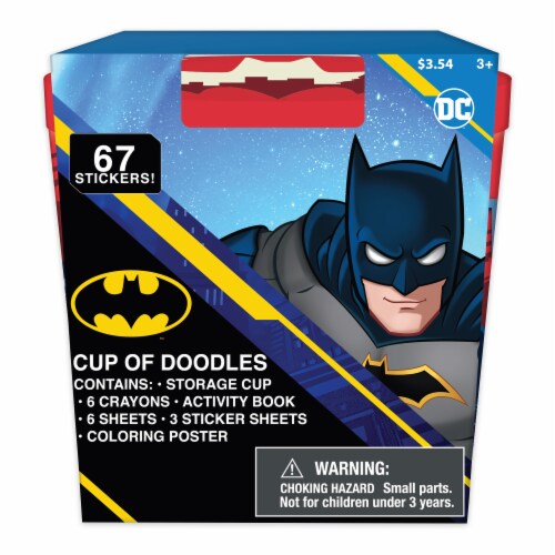 DC Batman Cup of Doodles Perspective: front