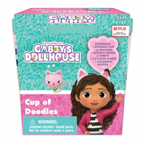 Gabby's Doll House Cup of Doodles Perspective: front