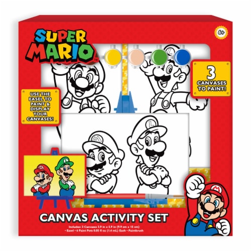 Innovative Designs Super Mario Canvas Activity Set Perspective: front
