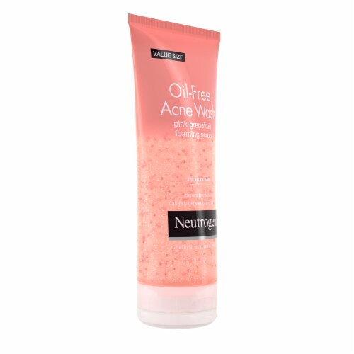 Oil free acne wash pink grapefruit foaming scrub deals