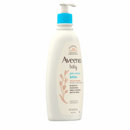 Aveeno Baby Daily Moisture Lotion with Colloidal Oatmeal, 18 fl. oz