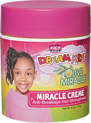 African Pride Dream Kids Olive Miracle Creme 6 oz (Pack of 4) Perspective: front