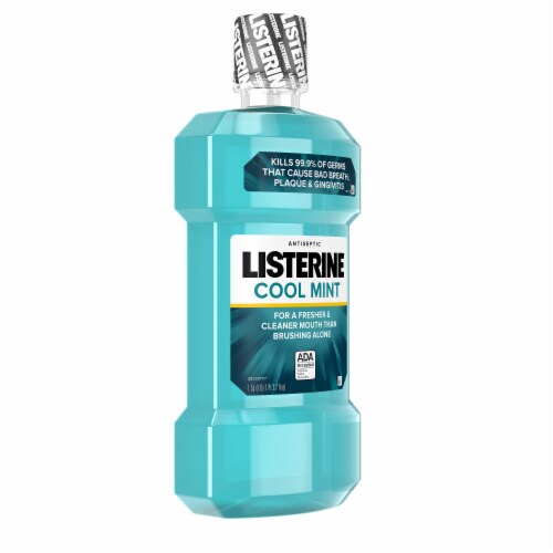 Listerine Cool Mint Antiseptic Mouthwash for Bad Breath - 1.5 L