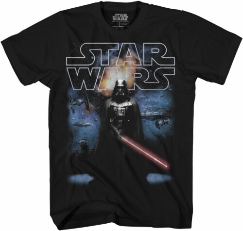 Disney Star Wars Boys' Darth Vader T-Shirt - Black Perspective: front
