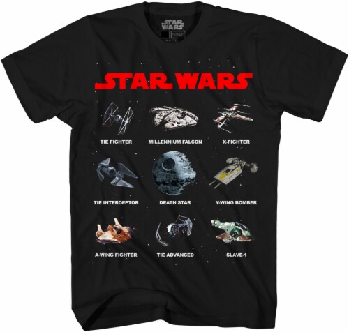 Disney Star Wars Boys' Episode 9 T-Shirt - Black Perspective: front