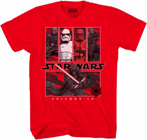 Disney Star Wars Boys' Episode 9 T-Shirt - Red Perspective: front