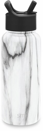 Simple Modern Summit Marble Water Bottle Perspective: front