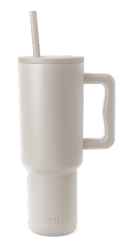 Simple Modern Trek Tumbler - Almond Birch Perspective: front