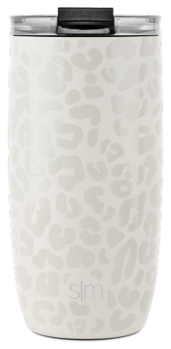 Simple Modern Cream Leopard Voyager Thermal Perspective: front