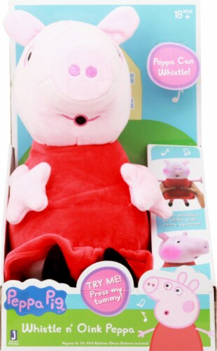 peppa pig whistle n oink plush