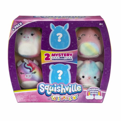 Squishmallows, Other, New Pink Squishville Display With Four 2 Squishville  Squishmallows