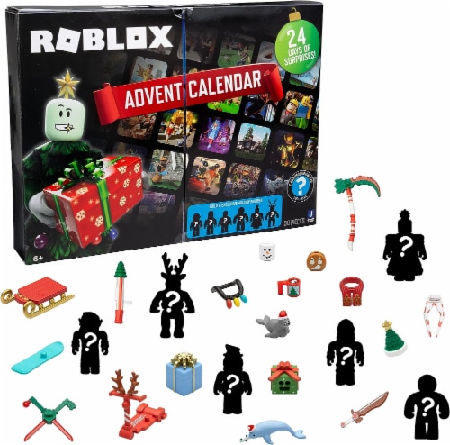 Roblox Holiday Advent Calendar for Kids, 24 Day Toy Gift Playset, 1 