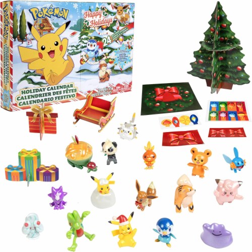 Pokemon Figure 2023 Pokemon Advent Calendar Box Christmas Holiday