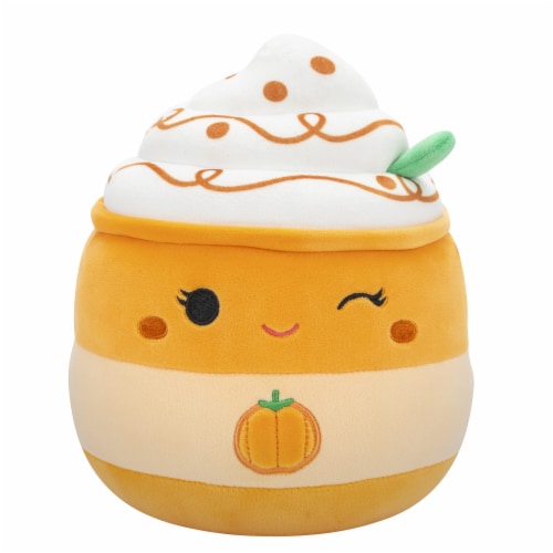 Squishmallows Pumpkin Spice Latte Plush Perspective: front