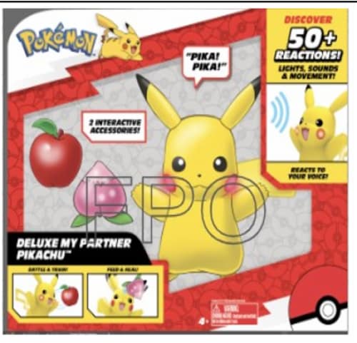 Pokemon Pikachu Train and Play Deluxe Interactive Action Figure - Macy's