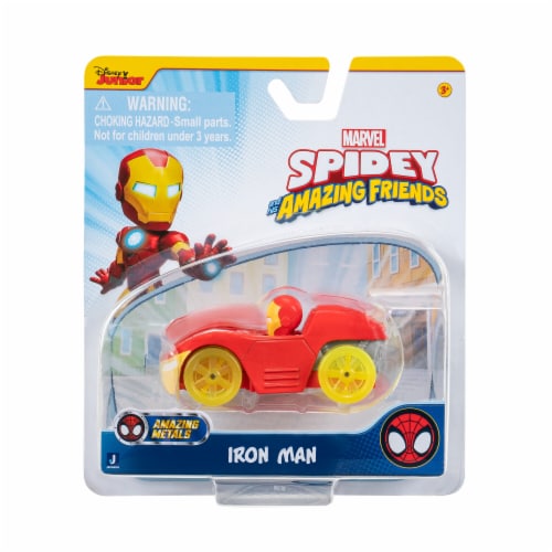 Disney Junior Marvel Spidey Die-Cast Vehicle Iron Man Perspective: front