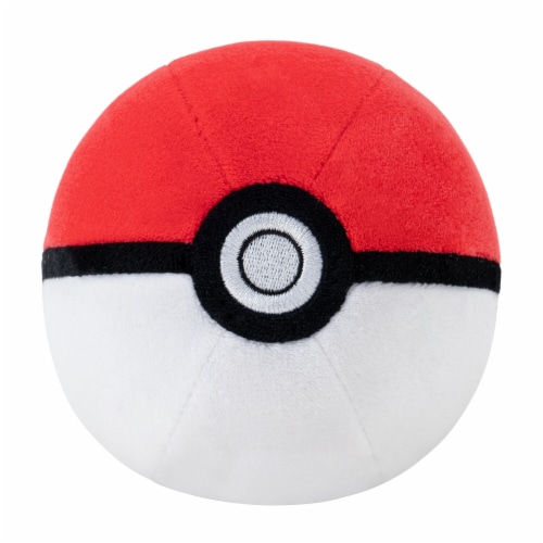 Jazwares Pokemon Poké Ball Plush Toy Perspective: front
