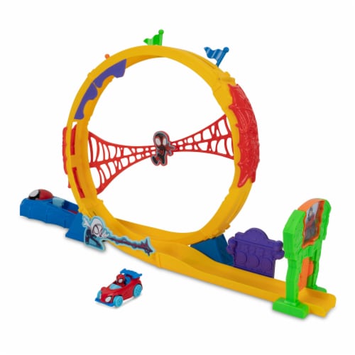 Jazwares Spidey Amazing Metals Super Loop Track Set Perspective: front