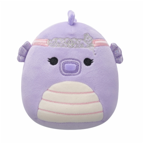 Squishmallows 5" Purple Seahorse Plush Toy Perspective: front
