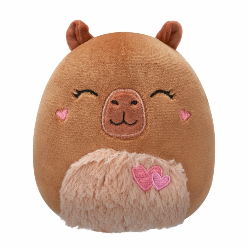 Squishmallows 5" Brown Capybara Plush Toy Perspective: front