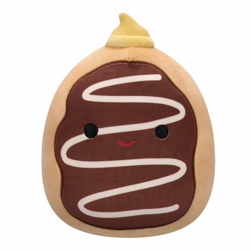 Squishmallows Boston Cream Donut Perspective: front