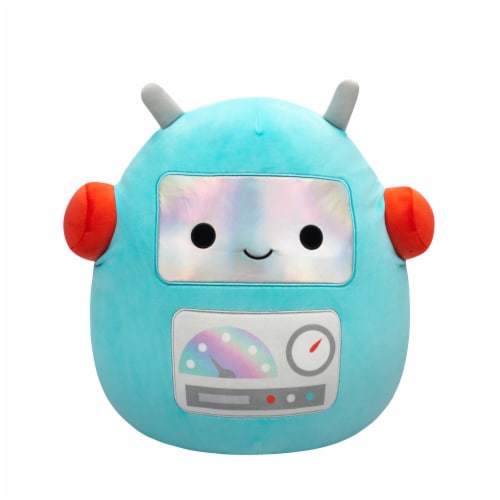 Squishmallows 16 in Vern Speedometer Plush Toy - Teal Perspective: front