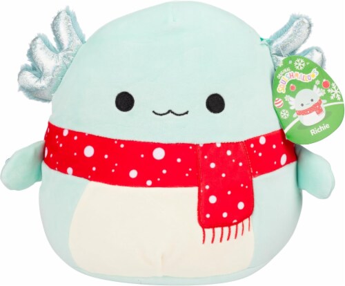 Squishmallows Original 10 Inch Richie the Axolotl Official Jazwares Christmas Plush 1 unit Gerbes Super Markets