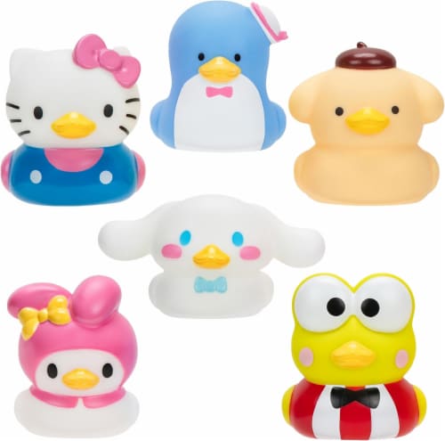 Hello Kitty andFriends Duckz 6Pk Rubber Ducky Water Toys 3 Officially Licensed Sanrio Toy 1 unit Fred Meyer