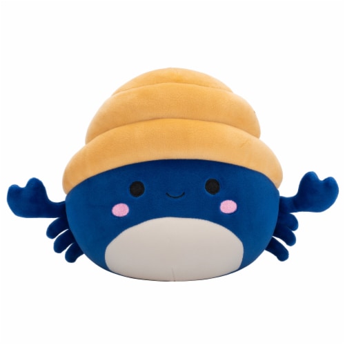 Squishmallows Navy & Tan Heermit Crab Perspective: front