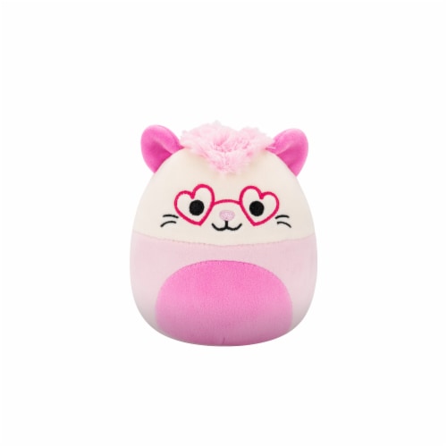 Squishmallows 5" Pink Opossum Plush Toy Perspective: front