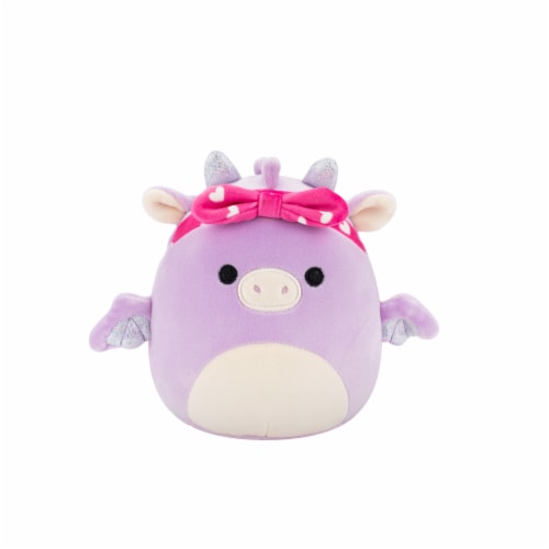 Squishmallows 5" Purple Dragon Plush Toy Perspective: front