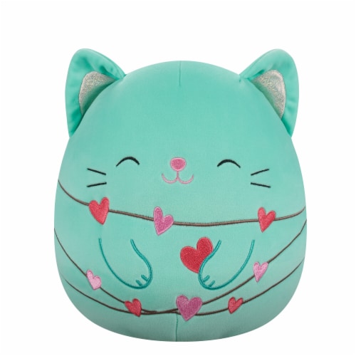 Squishmallows 8" Mint Cat Plush Toy Perspective: front