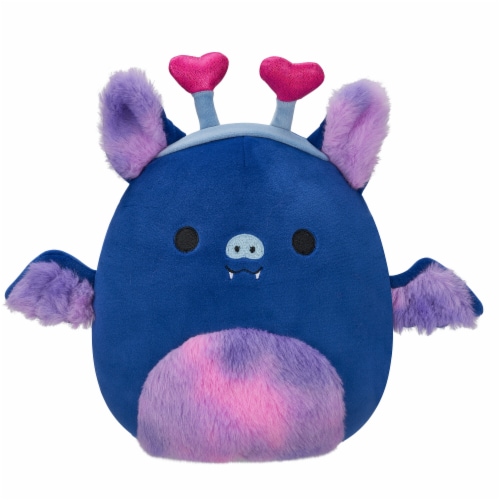 Squishmallows 8" Navy Blue Bat Plush Toy Perspective: front