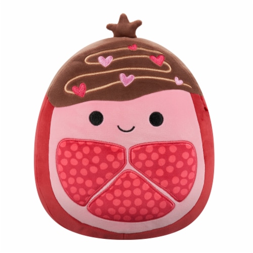 Squishmallows 10" Chocolate Dipped Pomegranate Plush Toy Perspective: front