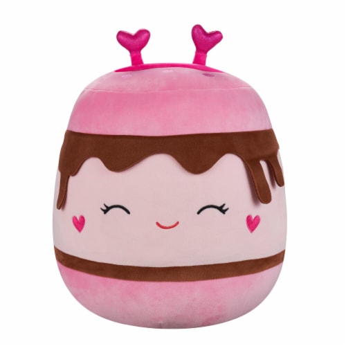 Squishmallows 12" Pink S'mores Plush Toy Perspective: front