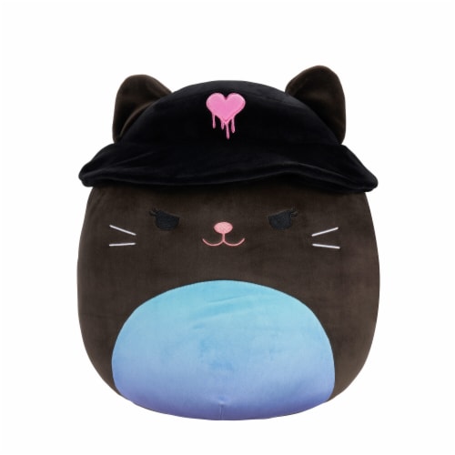 Squishmallows 12" Black Cat Plush Toy Perspective: front