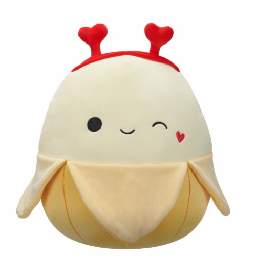 Squishmallows 12" Winking Yellow Banana Plush Toy Perspective: front